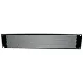 Adam Hall 19" U-Shaped Ventilation Panel with Round Holes, 2U