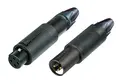 Neutrik NC3FM-C-B 3P XLR Kabelplugg Hun/Han Sort