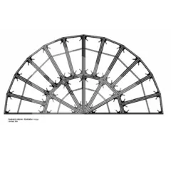 Nivtec platform, triangle kite shape, for Ø 4 m (#25)