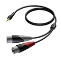 Procab CLA712 3,5mm - 2x XLR MM 1,5m