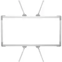 VELVET Rectangular Rabbit Ears aluminum frame for 2X1 panels